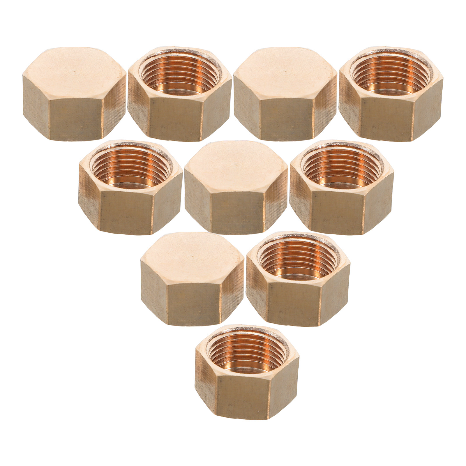 10 Peças de Tampas de Compress - Compression Fitting Brass avaliação e preço