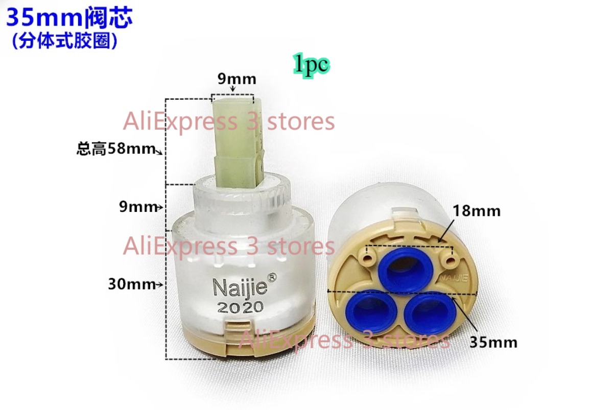 1 pçs 28mm/35mm/40mm torneira  - Basin Mixer Cartridge avaliação e preço