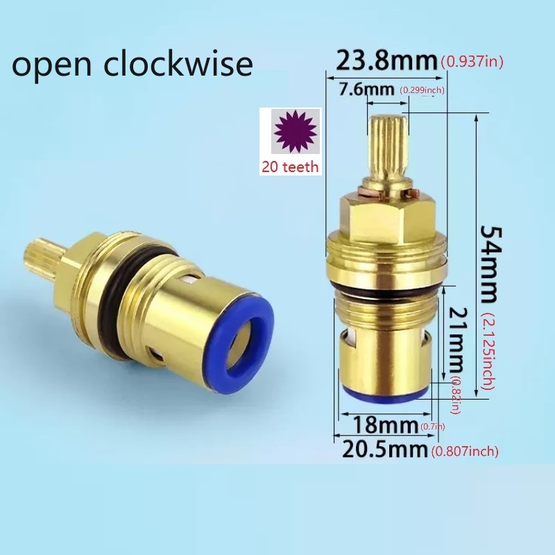 Cartucho de torneira de latão  - Shower Valve Cartridge avaliação e preço