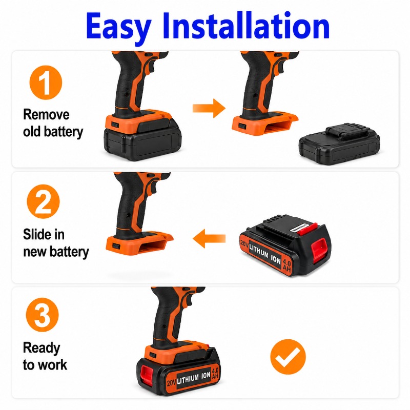 Bateria 20V 6.0Ah para Ferrame - Black+Decker Tool Cordless avaliação e preço
