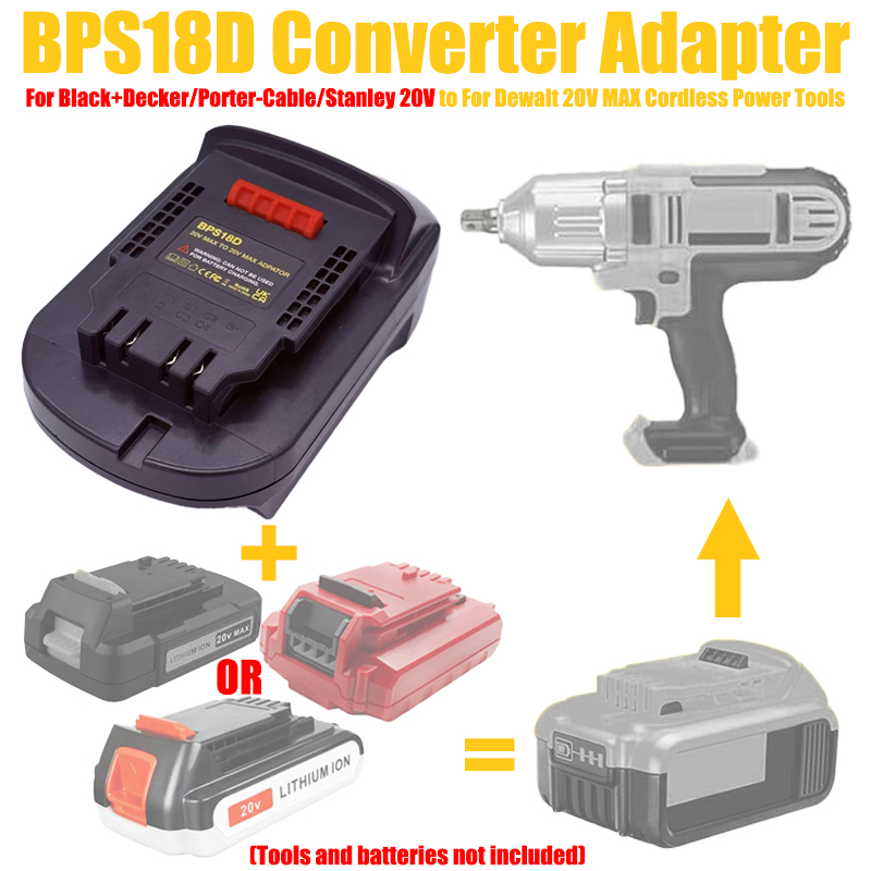 Adaptador HAKSINKY BPS18D para - Black+Decker Tool 20V Max avaliação e preço