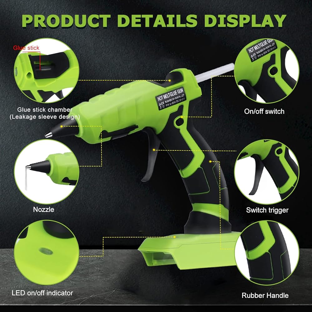 Cordless Hot Melt pistola de c - Black+Decker Tool 20V Max avaliação e preço
